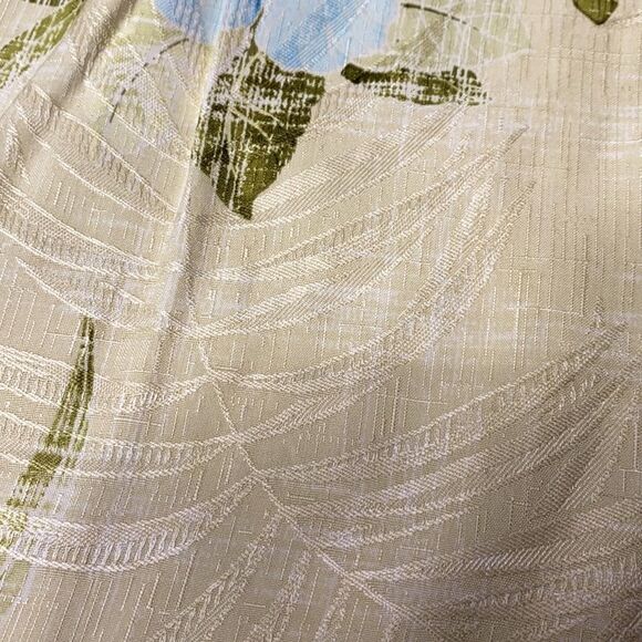 Tommy Bahama Yellow Palm Leaves Hibiscus‎ Flowers Hawaiian Silk Shirt Size XL - Picture 7 of 11